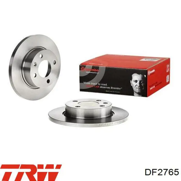 Disco de freno delantero TRW DF2765