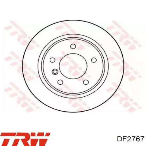 Frenos traseros TRW DF2767