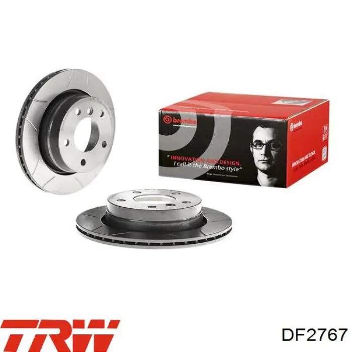 Comprar DF2767 TRW Disco de freno trasero
