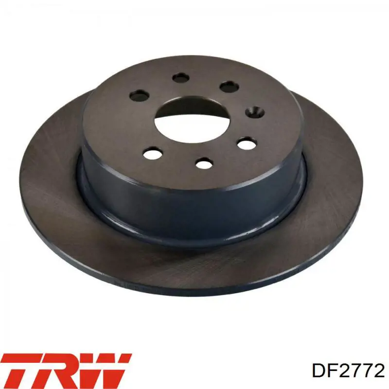 Comprar DF2772 TRW Disco de freno trasero