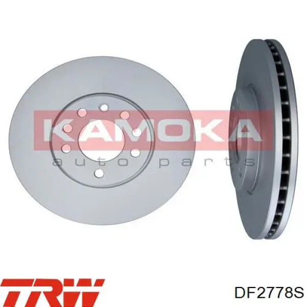 Disco de freno DF2778S TRW