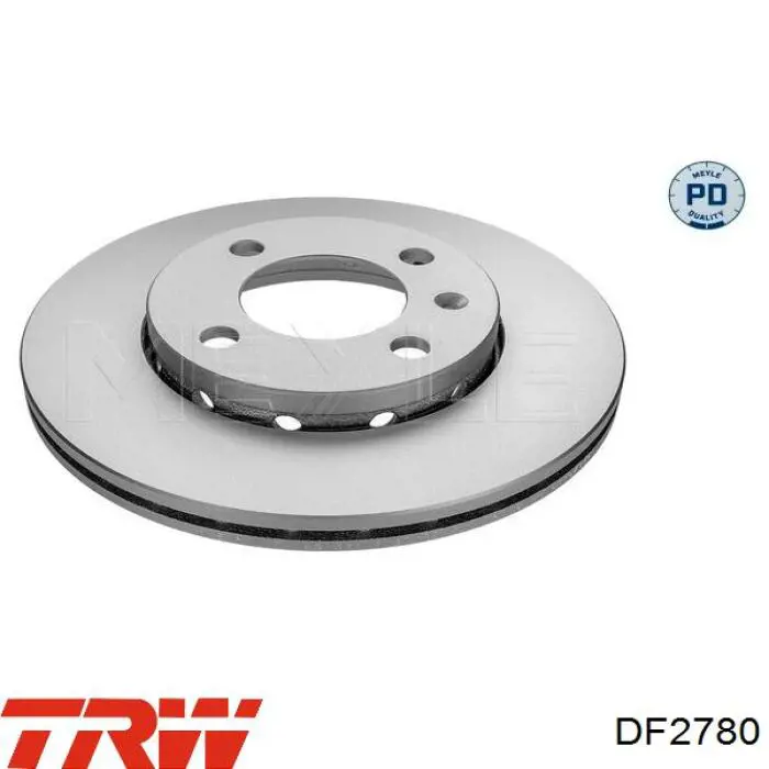 Disco de freno DF2780 TRW