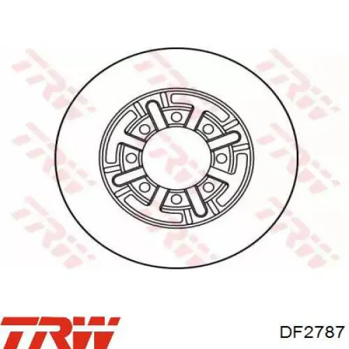 Comprar DF2787 TRW Disco de freno trasero