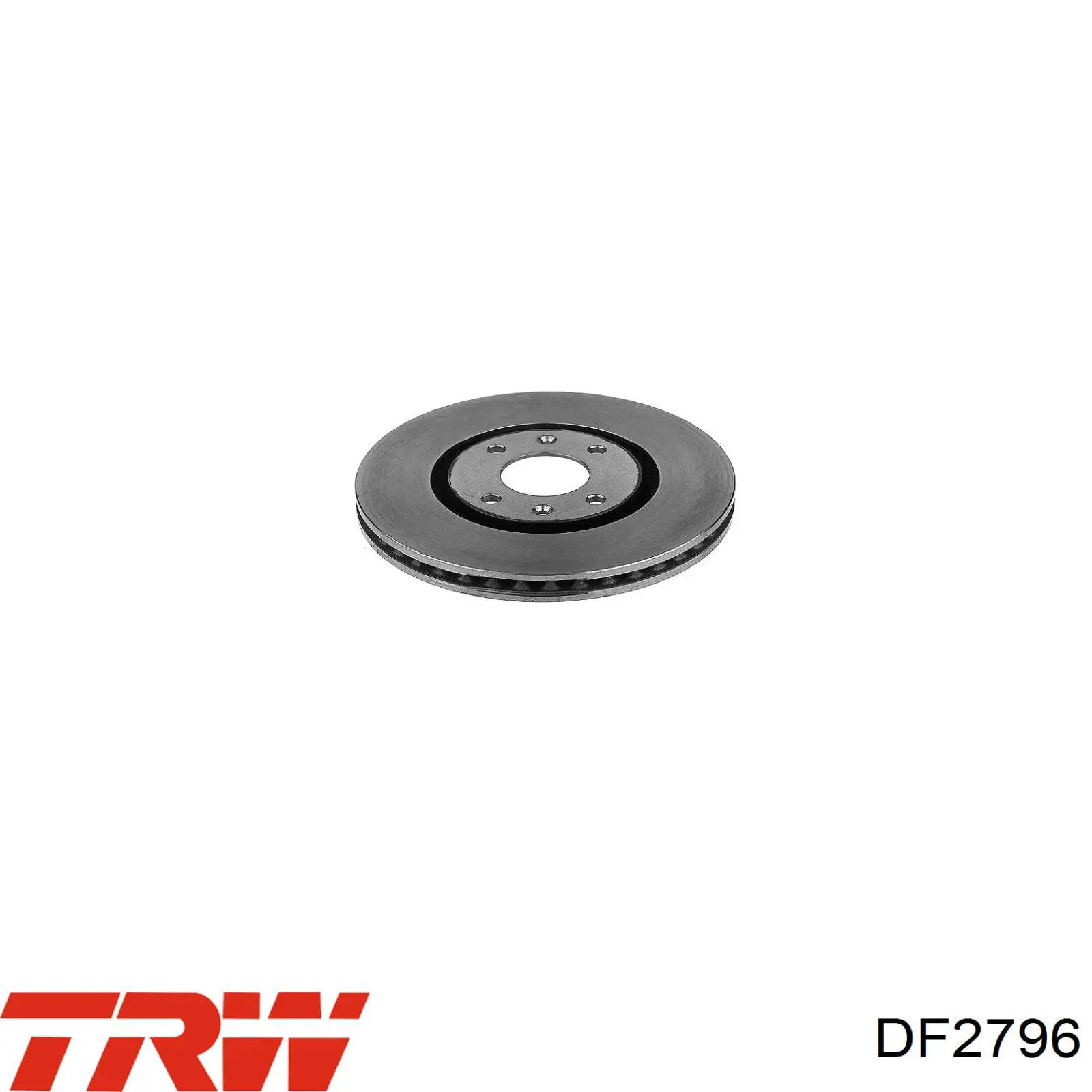 Disco de freno DF2796 TRW