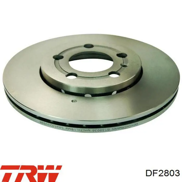 Disco de freno DF2803 TRW