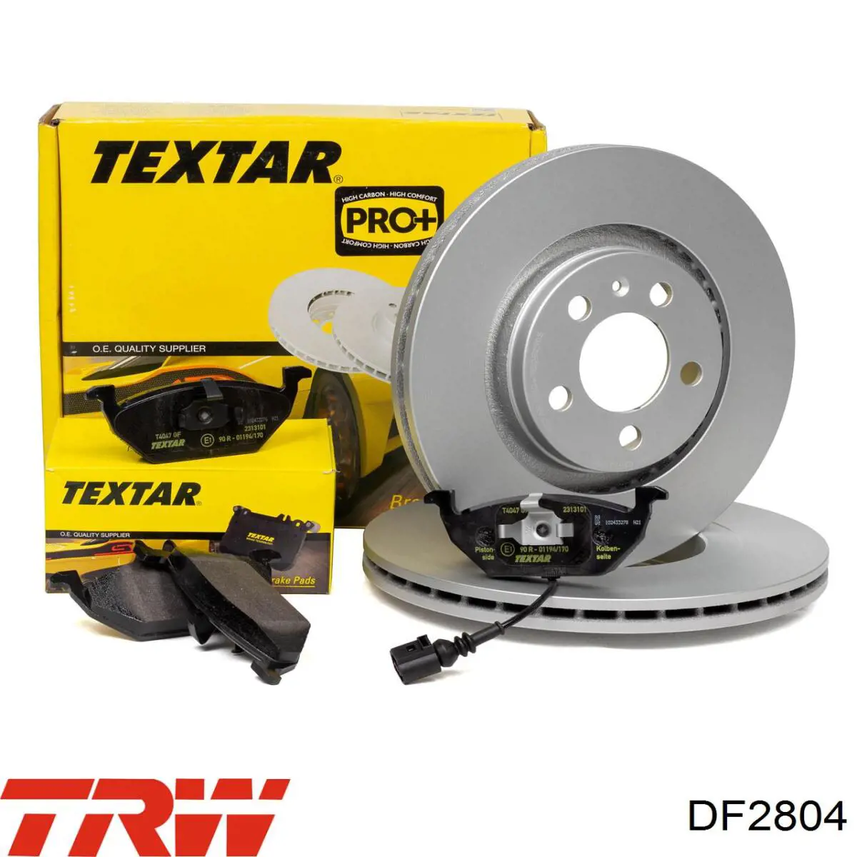 Disco de freno DF2804 TRW