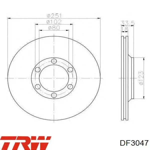 Comprar 8941136281 Isuzu Freno de disco delantero