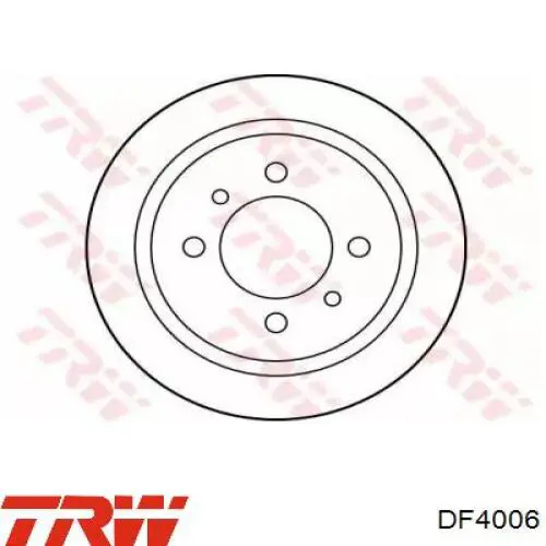 Disco de freno trasero 15509 Mapco