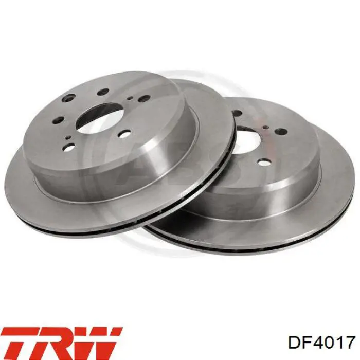 Comprar DF4017 TRW Disco de freno trasero