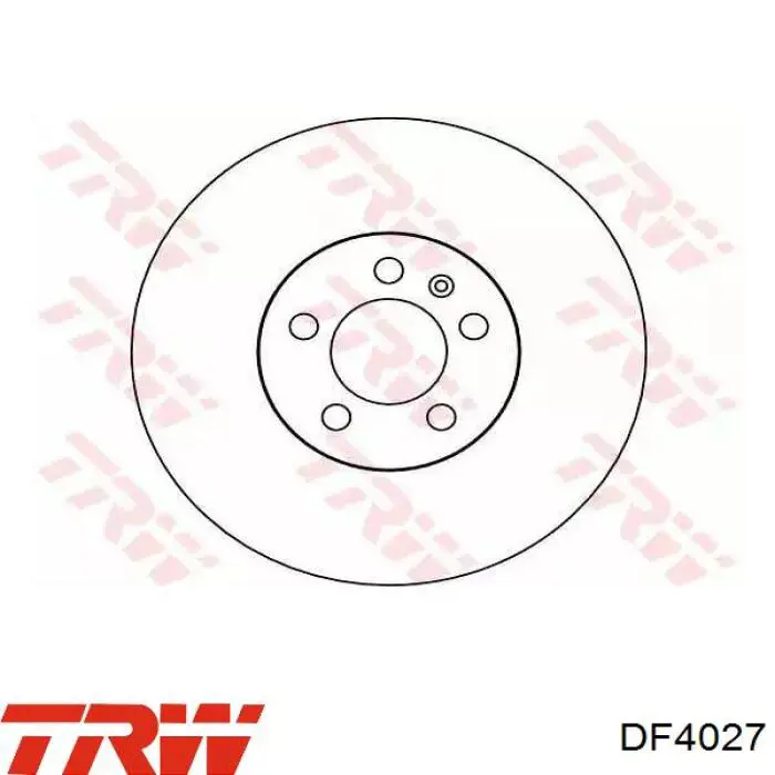 DF4027 TRW freno de disco delantero