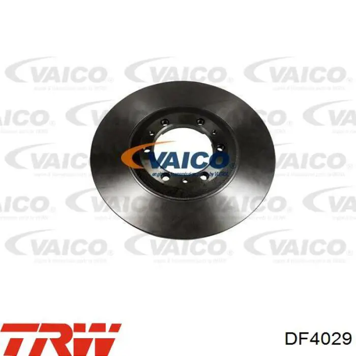 Disco de freno DF4029 TRW