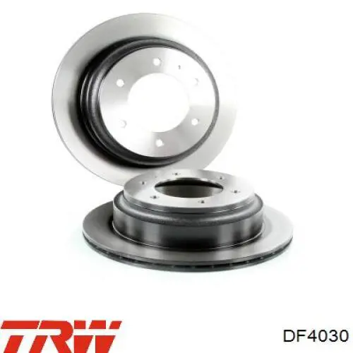 Comprar DF4030 TRW Disco de freno trasero