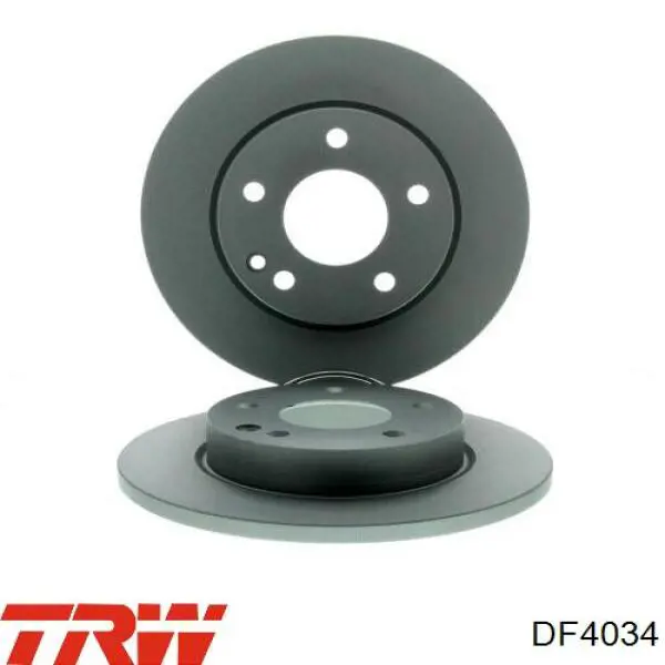 Disco de freno DF4034 TRW