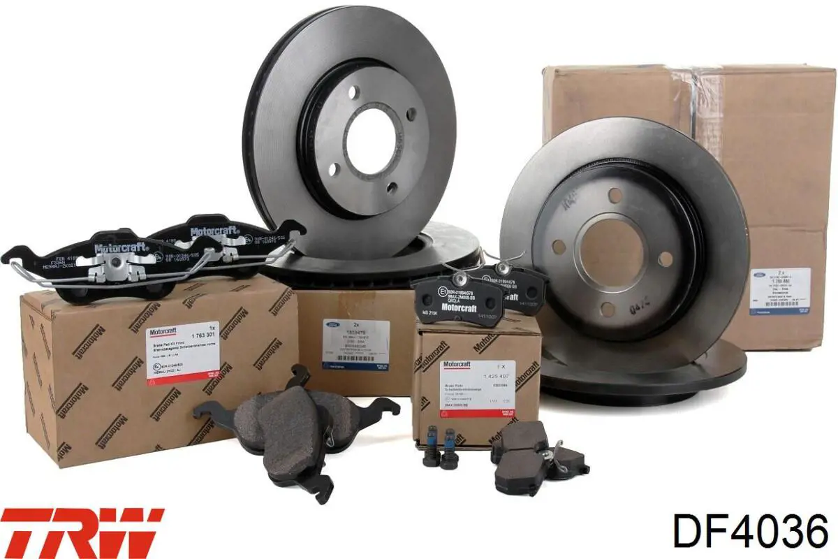 Disco de freno delantero TRW DF4036