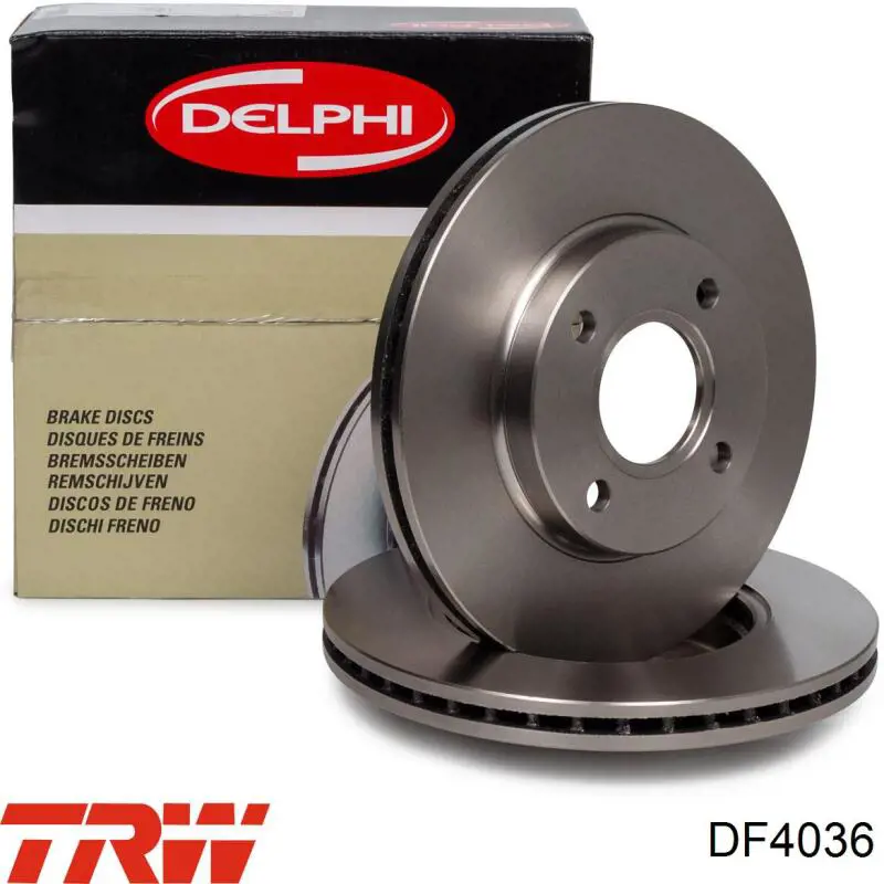 Comprar DF4036 TRW Freno de disco delantero