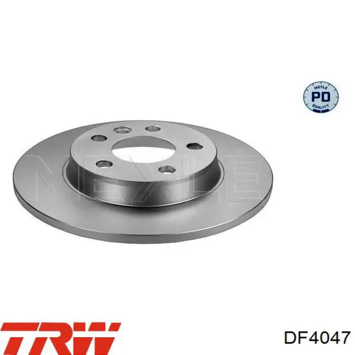 Disco de freno trasero Volkswagen Transporter 70B, 70C, 7DB, 7DK, 70J, 70K, 7DC, 7DJ