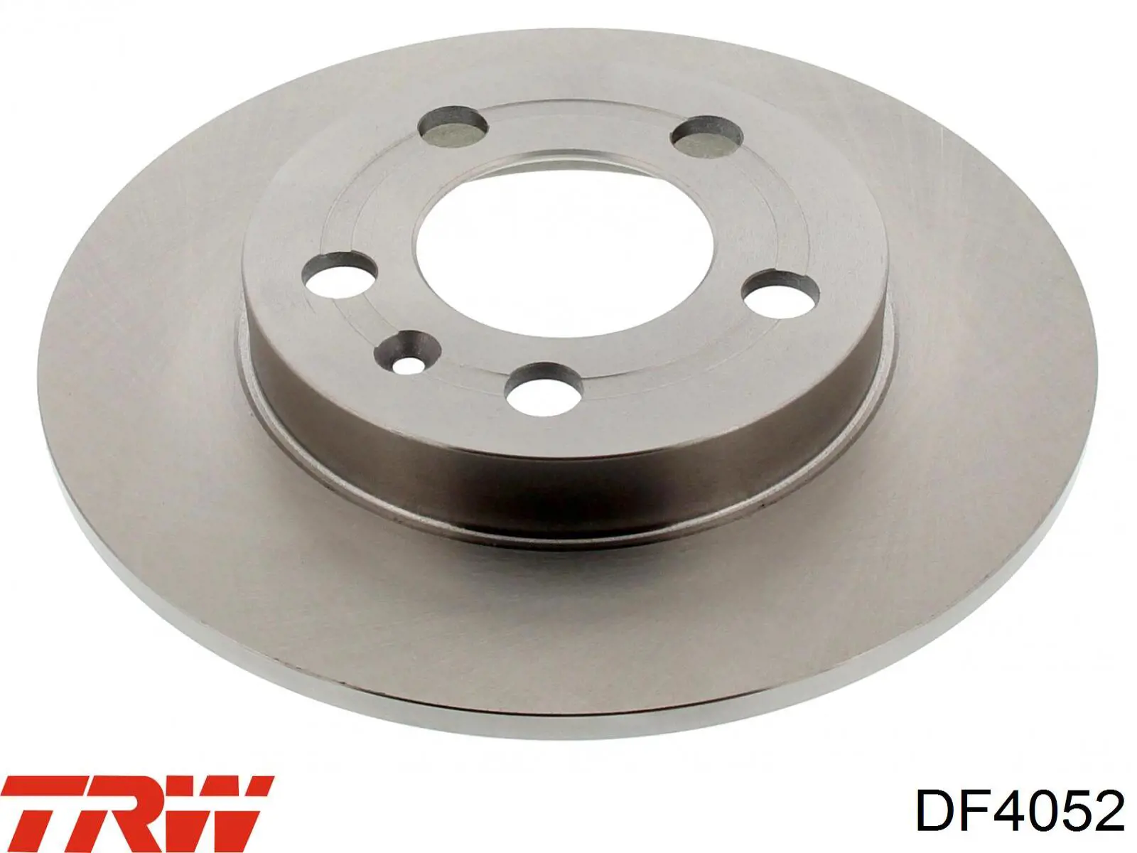 Disco de freno trasero DF4052 TRW