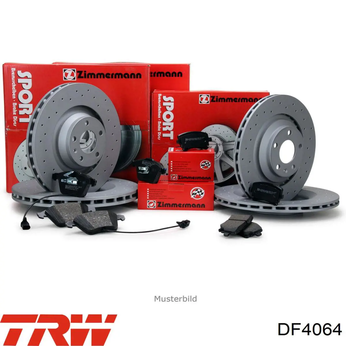 Disco de freno DF4064 TRW