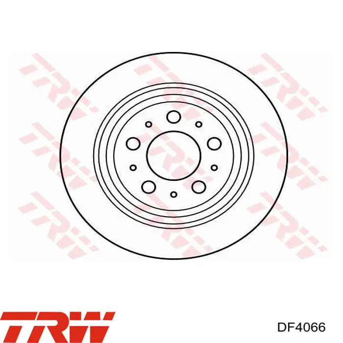 Frenos traseros TRW DF4066
