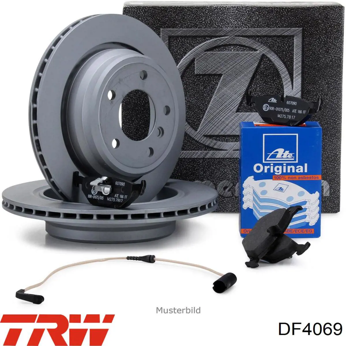 Comprar DF4069 TRW Disco de freno trasero