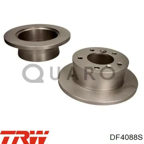 Comprar DF4088S TRW Disco de freno trasero