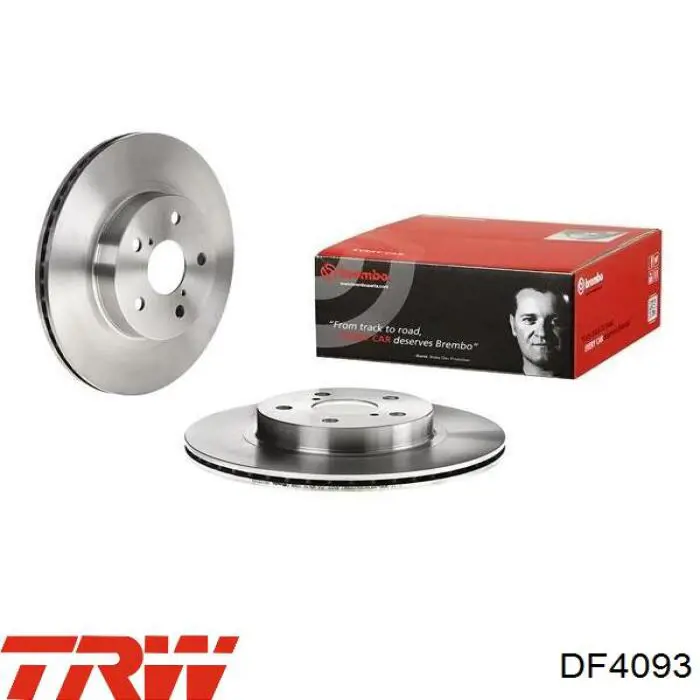 Disco de freno DF4093 TRW