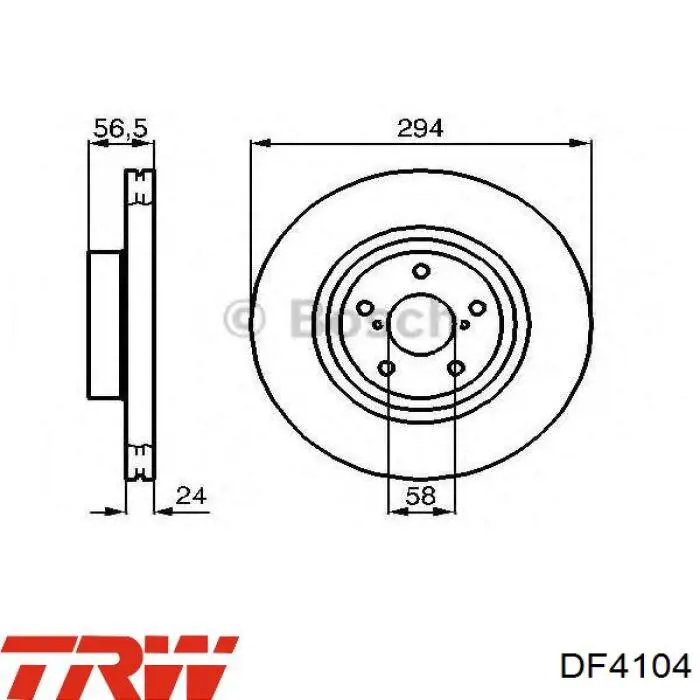 Freno de disco delantero Subaru Impreza 1 GC