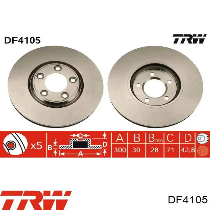 GD950 EBC Brakes freno de disco delantero