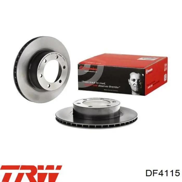 Comprar DF4115 TRW Freno de disco delantero