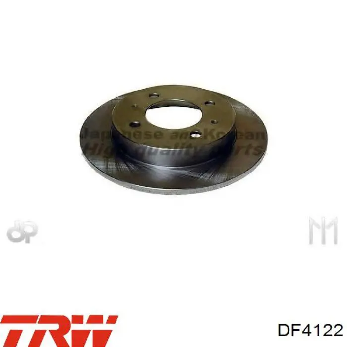 DF4122 TRW Freno de disco trasero