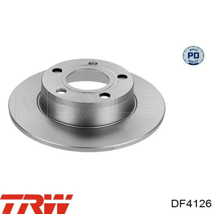 Comprar DF4126 TRW Disco de freno trasero