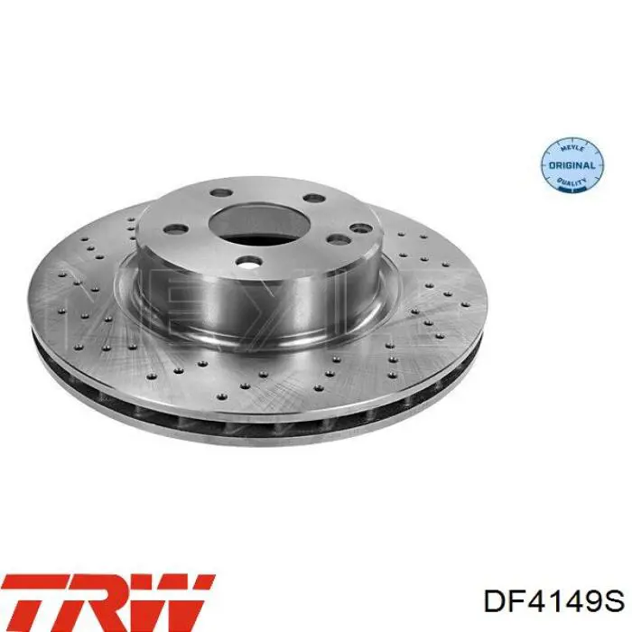 Disco de freno DF4149S TRW