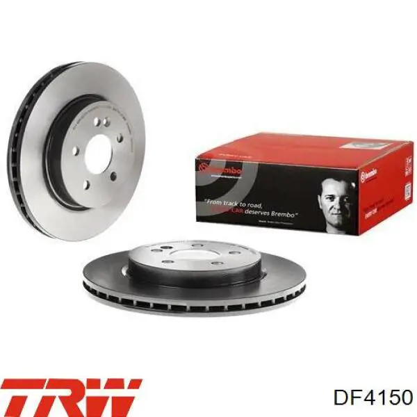 Frenos delanteros TRW DF4150 precio, desde 39,41 EUR