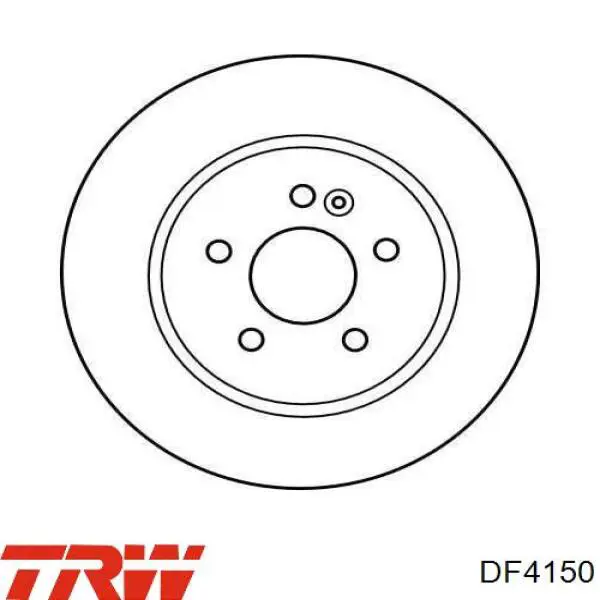 DF4150 TRW freno de disco delantero