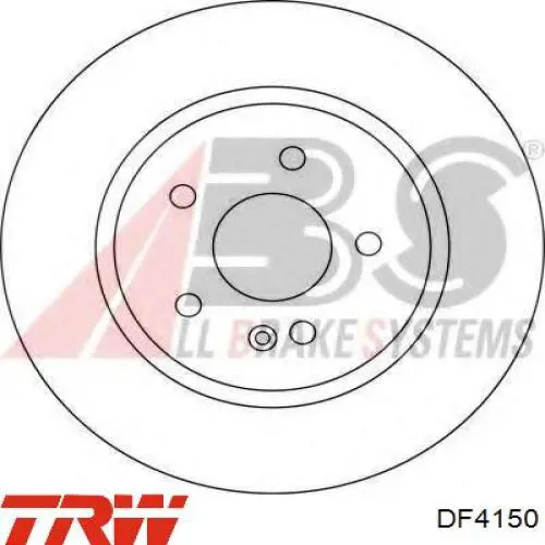 Comprar DF4150 TRW Freno de disco delantero