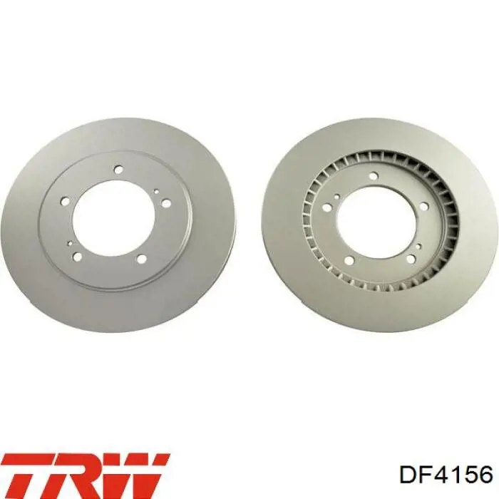 Disco de freno DF4156 TRW