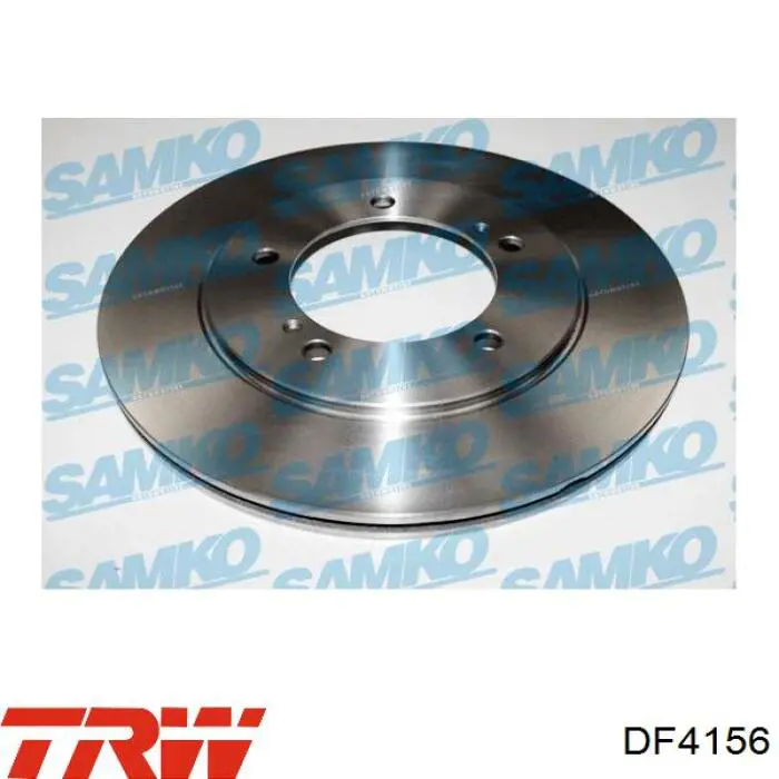 Disco de freno delantero TRW DF4156