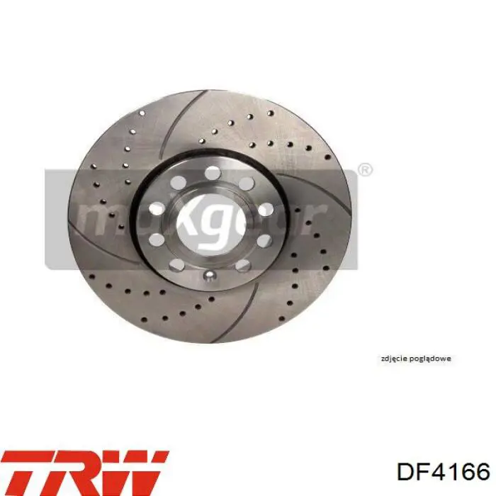 Disco de freno delantero TRW DF4166