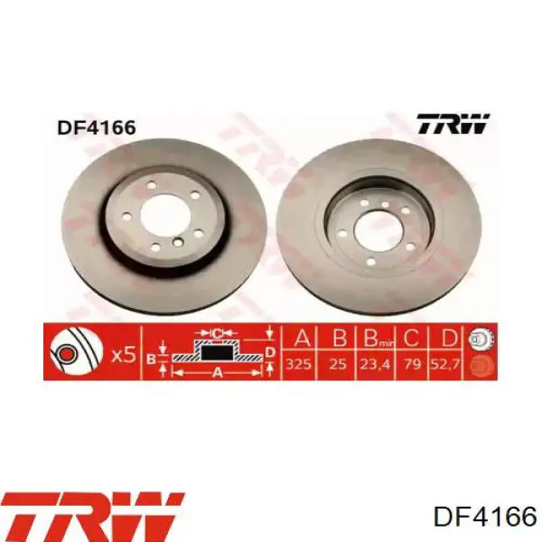 DF4166 TRW Discos