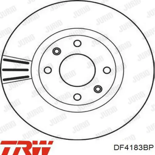 Freno de disco delantero Citroen C4 UD