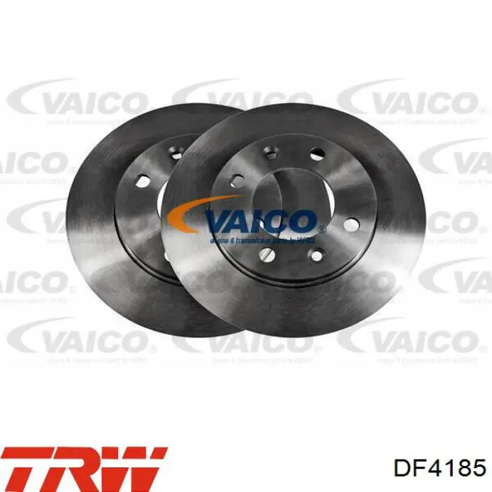 Disco de freno trasero TRW DF4185 precio, desde 20,10 EUR
