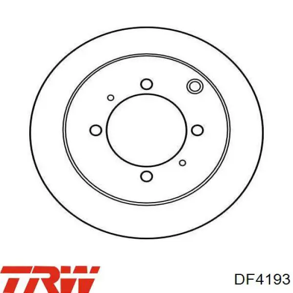 Disco de freno trasero Mitsubishi Galant 8 EA