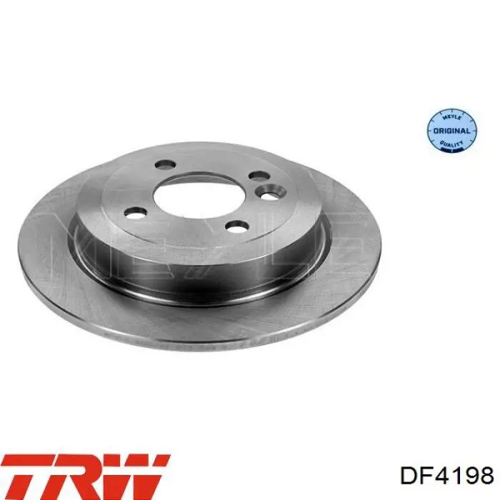 Comprar DF4198 TRW Disco de freno trasero