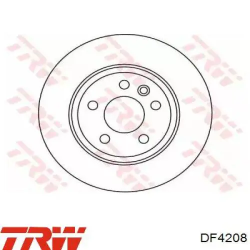 Disco de freno trasero TRW DF4208 precio, desde 31,78 EUR