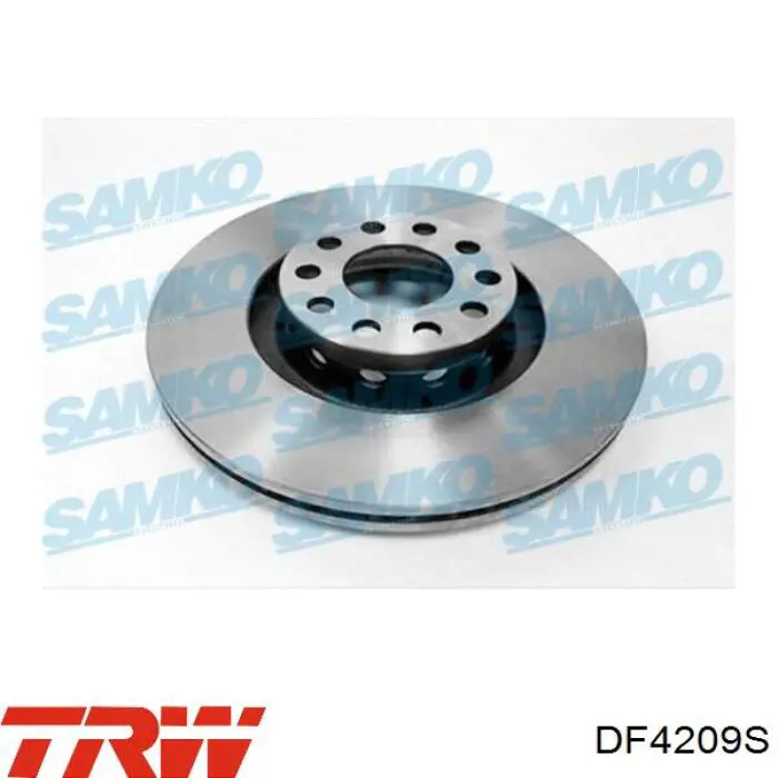 Comprar DF4209S TRW Freno de disco delantero