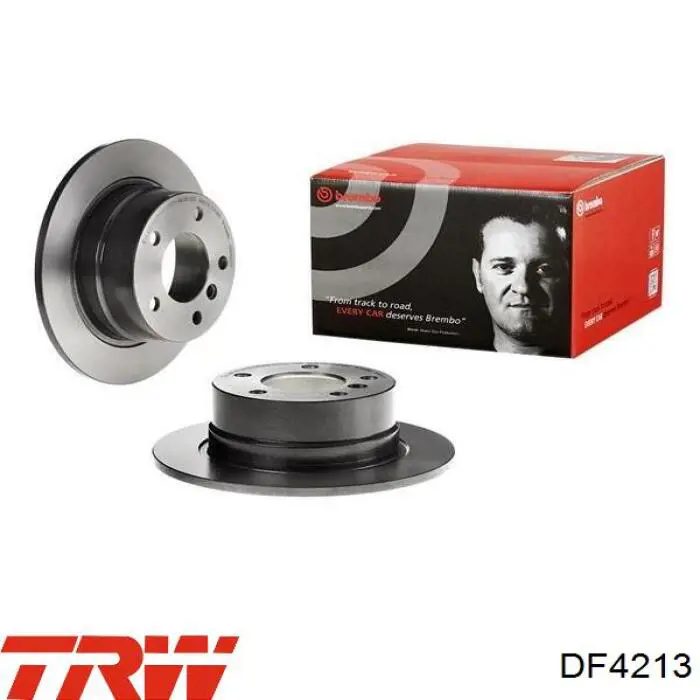 Comprar DF4213 TRW Disco de freno trasero