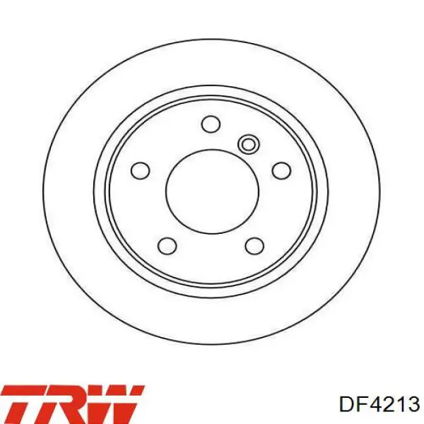 Disco de freno trasero TRW DF4213 precio, desde 25,47 EUR