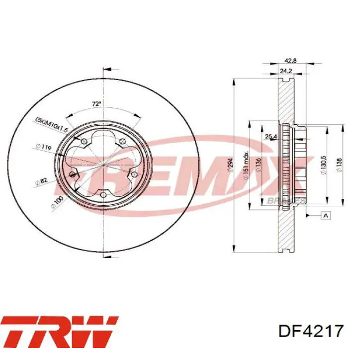 DF4217 TRW Discos