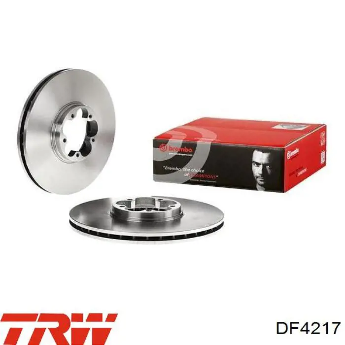 Disco de freno DF4217 TRW