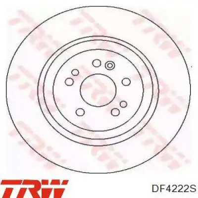Disco de freno delantero TRW DF4222S
